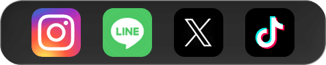Instagram・LINE・X・TikTok のアイコン